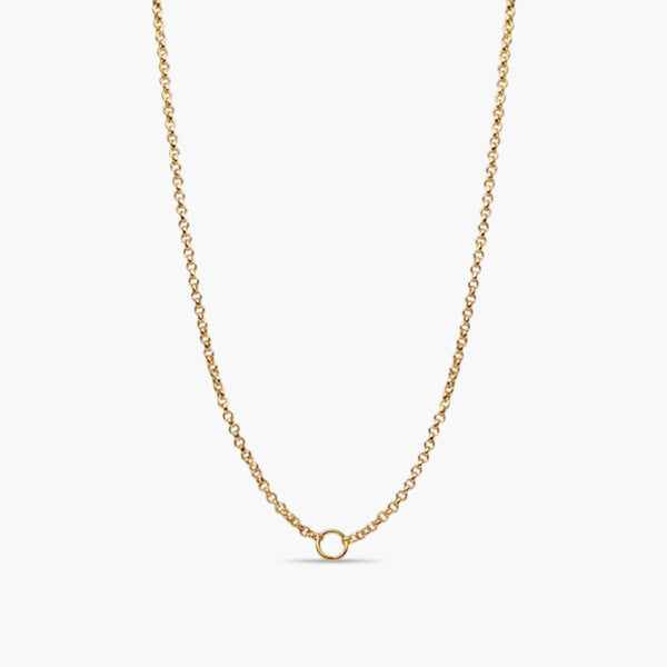 Dainty Rolo Charm Chain