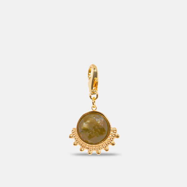INTUITION labradorite clip on charm