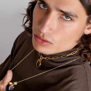 Hexa Bead Pave Infinity Bead