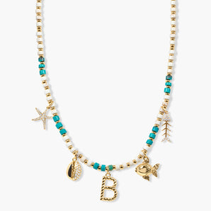 Mykonos Personalized Charm Necklace