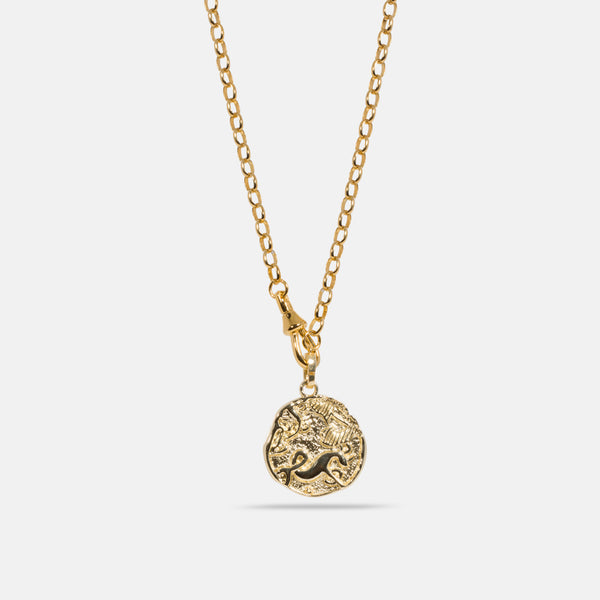 MAJESTIC zodiac medallion necklace