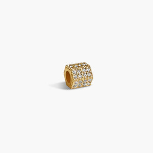 Hexa Bead Pave Infinity Bead