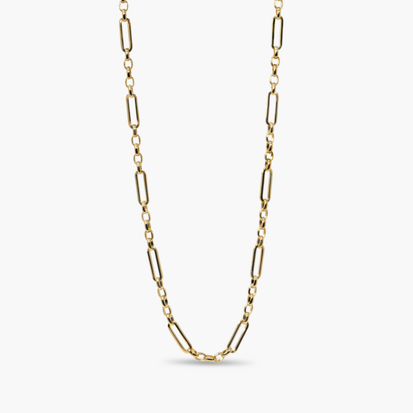 Five Link Mixed Paperclip Chain