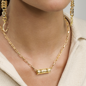 Athena Infinity Bead Necklace