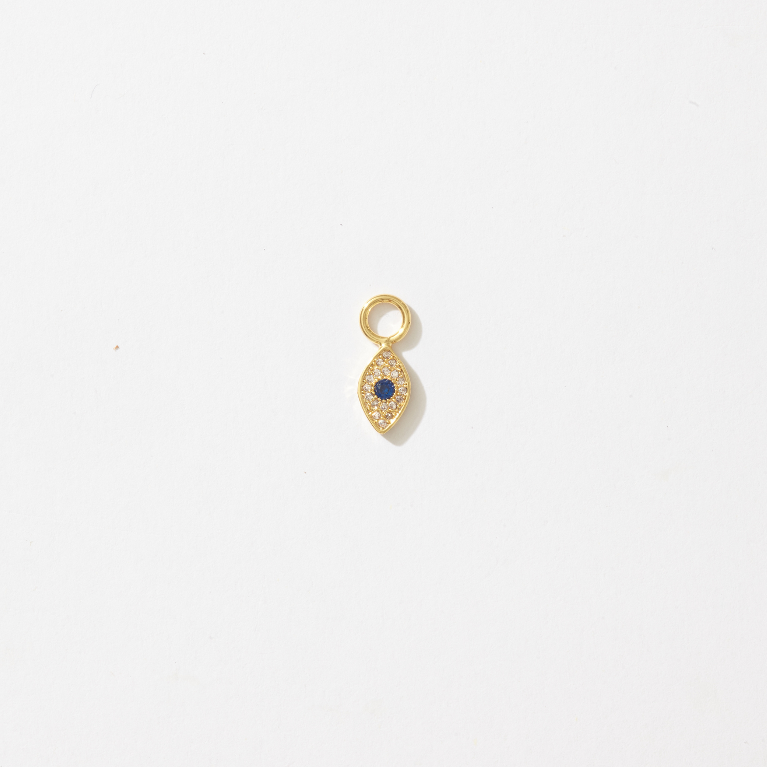 Evil Eye Protection Huggie Hoop Charm