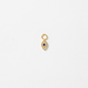 Evil Eye Protection Huggie Hoop Charm