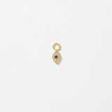 Evil Eye Protection Huggie Hoop Charm