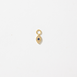 Evil Eye Protection Huggie Hoop Charm