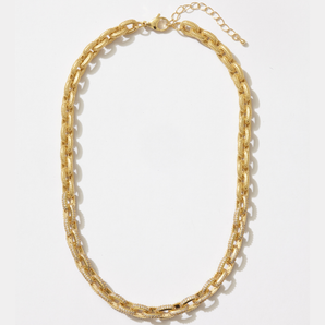 Pavé Link Chain Necklace