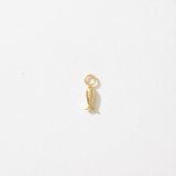 Fortune Fish Huggie Hoop Charm