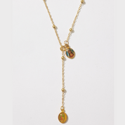 Madonna Gold Bead Prayer Strand