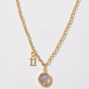 Manifest 11 Amethyst Rolo Chain