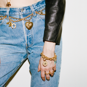 Eleni Pave Chunky Chain Ring