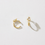 Stone Heart Ear Cuff