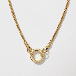 Curved Box Charm Chain