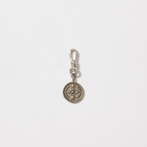 Oracle Silver Eye Clip Coin Charm