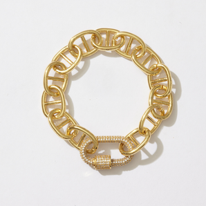 Greco No 1. Carabiner Equestrian Bracelet Chain