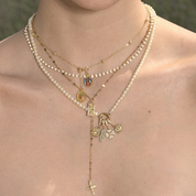 Enamel Ball Strand Necklace