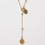 Madonna Gold Bead Prayer Strand