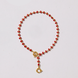 Enamel Drop Chain Charm Bracelet