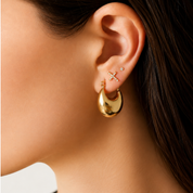 Margo Chunky Crescent Hoops