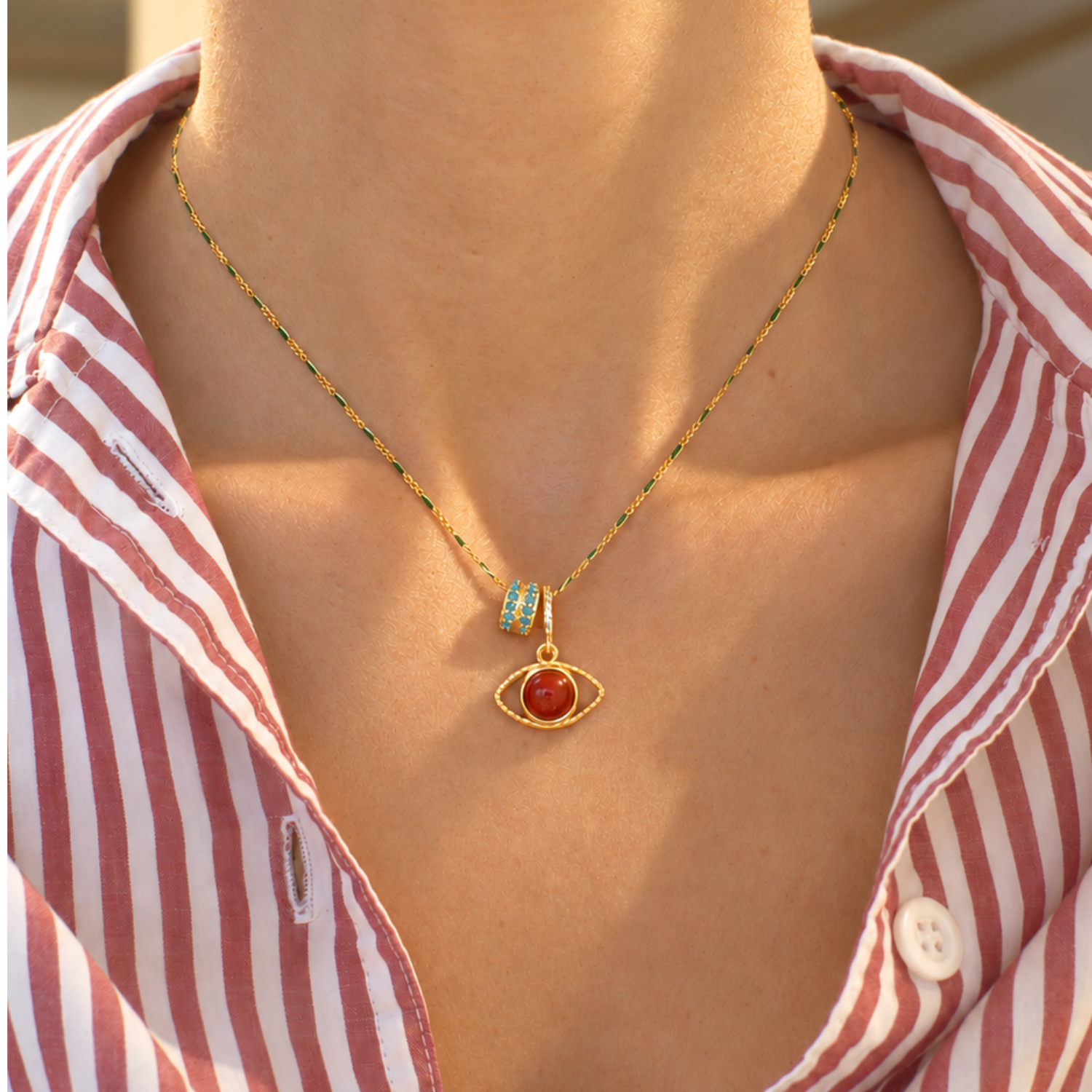 Rhea Eye Charm