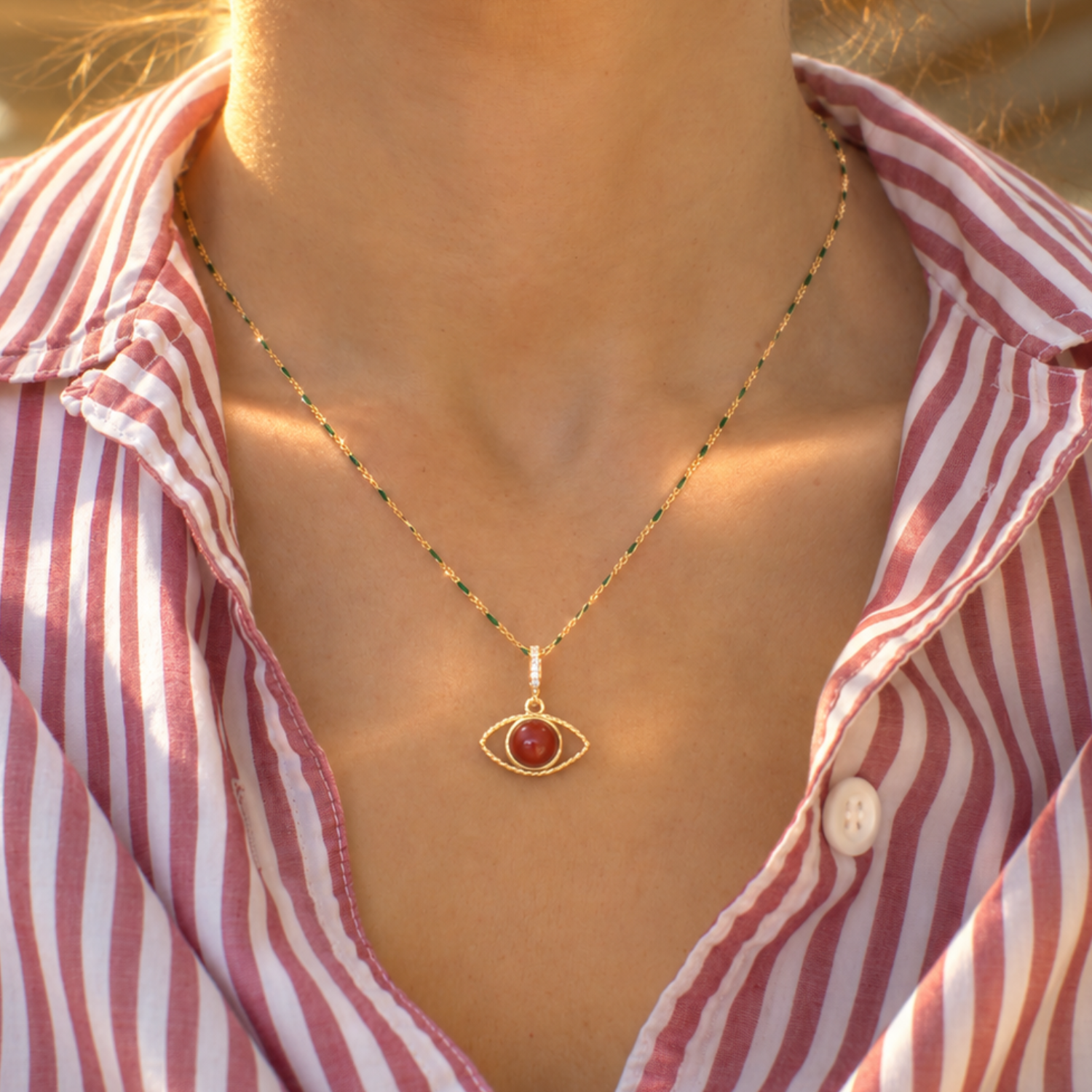 Rhea Eye Charm