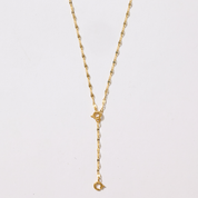 Gemma Mirror Drop Chain Charm Necklace