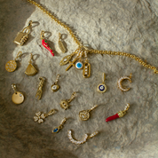 Pave Disc Charm
