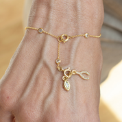 Milou Petite Pave Wishbone Charm
