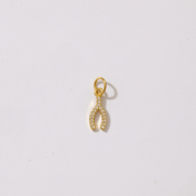 Milou Petite Pave Wishbone Charm