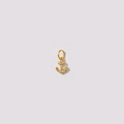 Petite Anchor Pave Charm