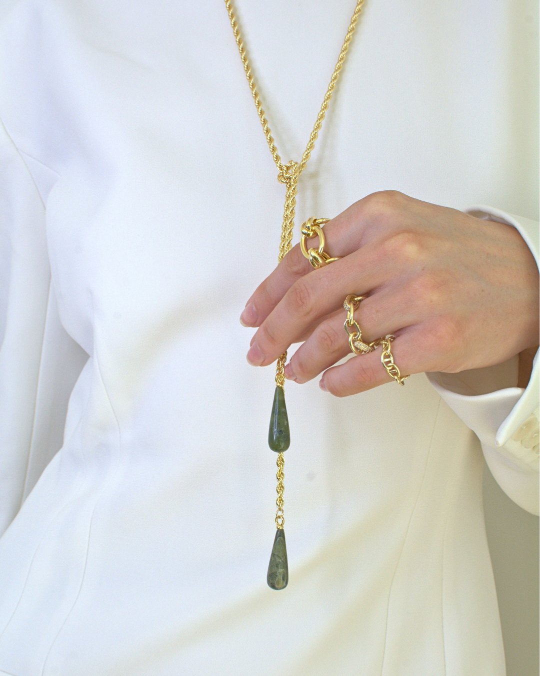 Ritual Rope Chain Tie Lariat