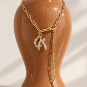 Fortuna Horn Necklace- Customizable