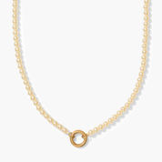 Pearl Charm Chain Strand