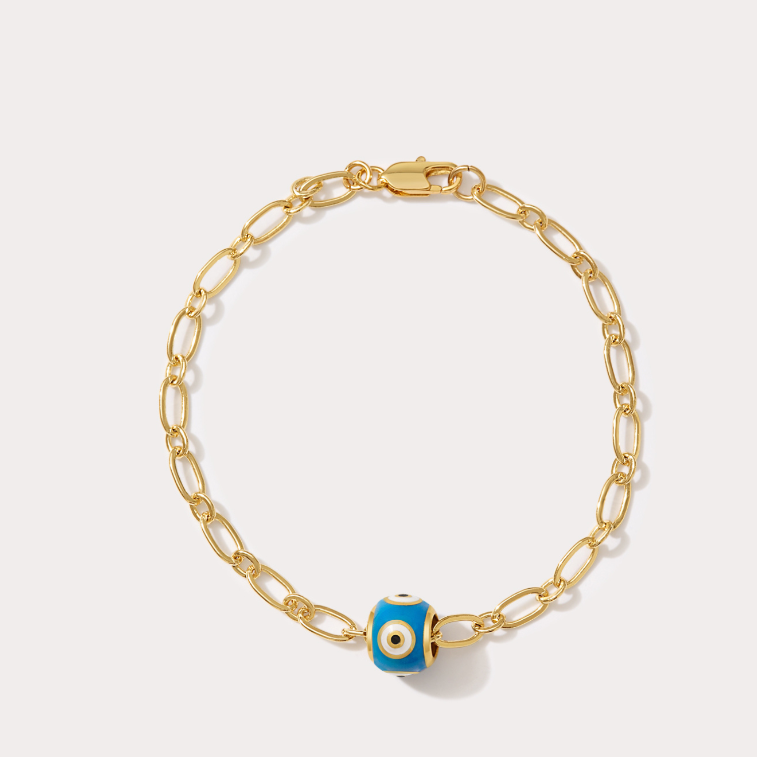 Evil Eye Bead Chain Bracelet