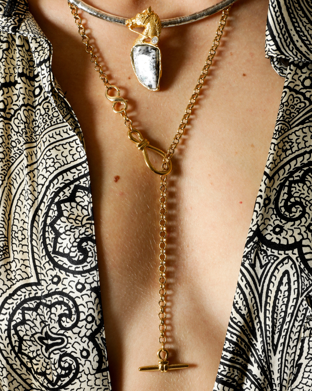 Cleo T-Bar Lariat
