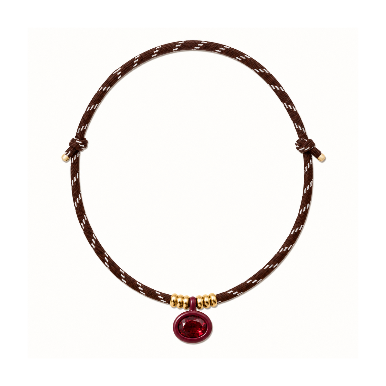 Astra Birthstone Cord Necklace