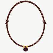 Astra Birthstone Cord Necklace