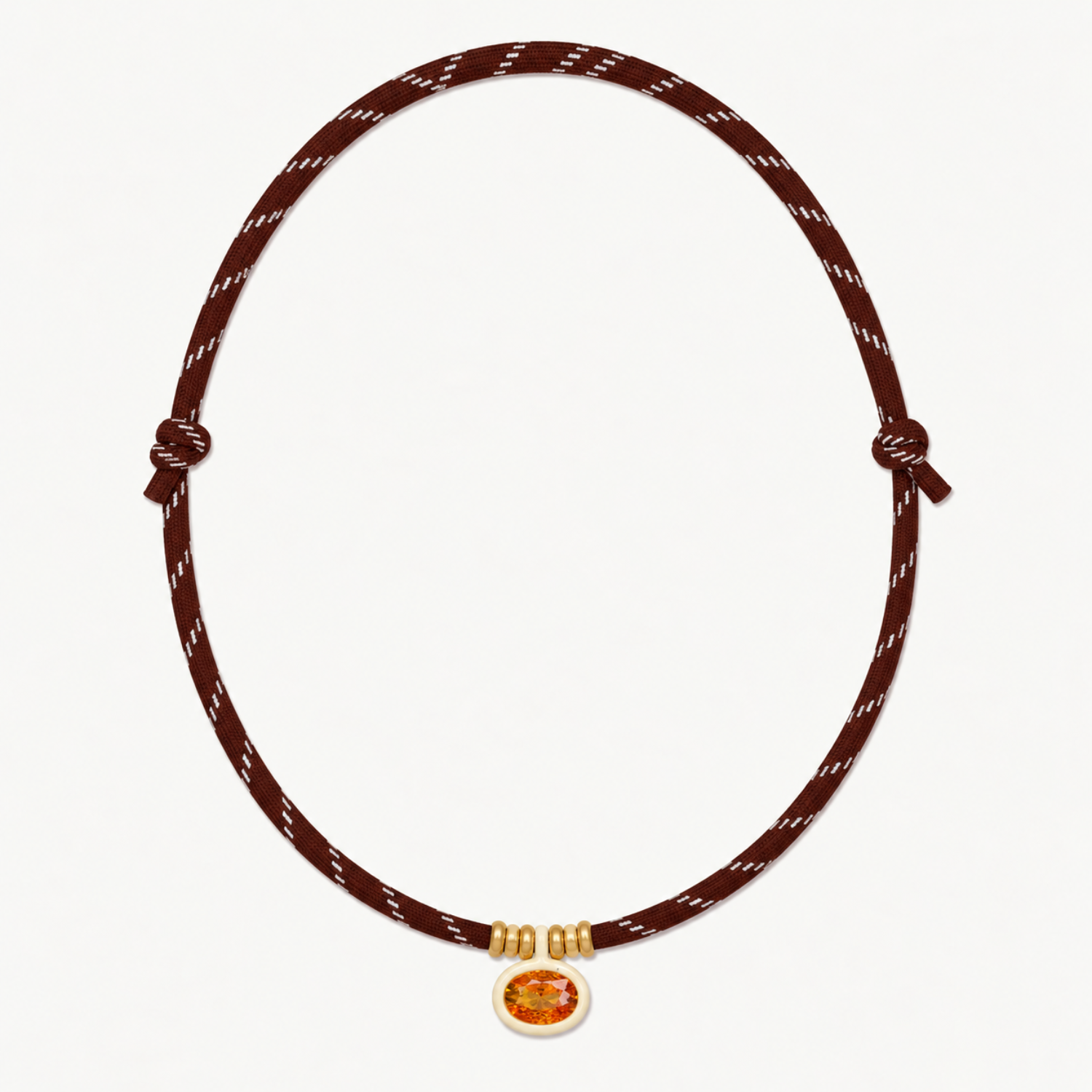 Astra Birthstone Cord Necklace