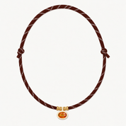 Astra Birthstone Cord Necklace