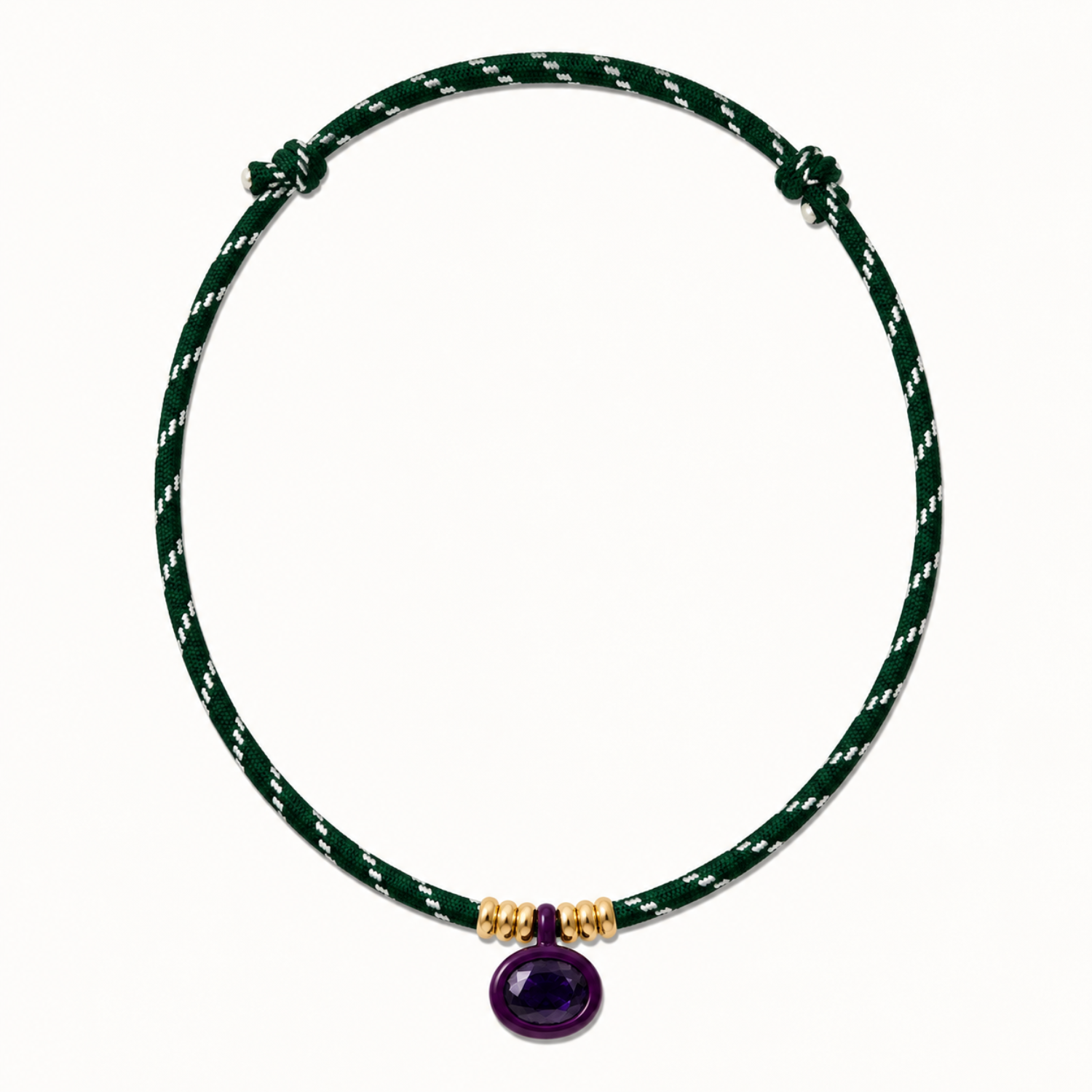 Astra Birthstone Cord Necklace