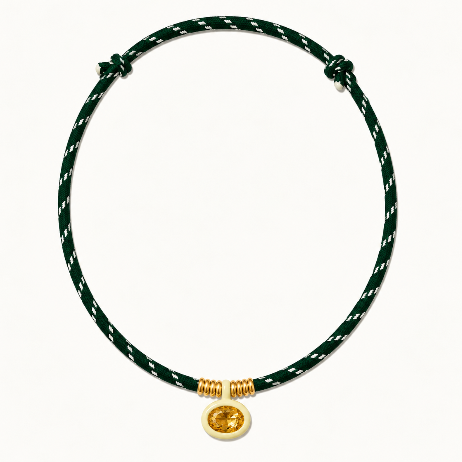 Astra Birthstone Cord Necklace