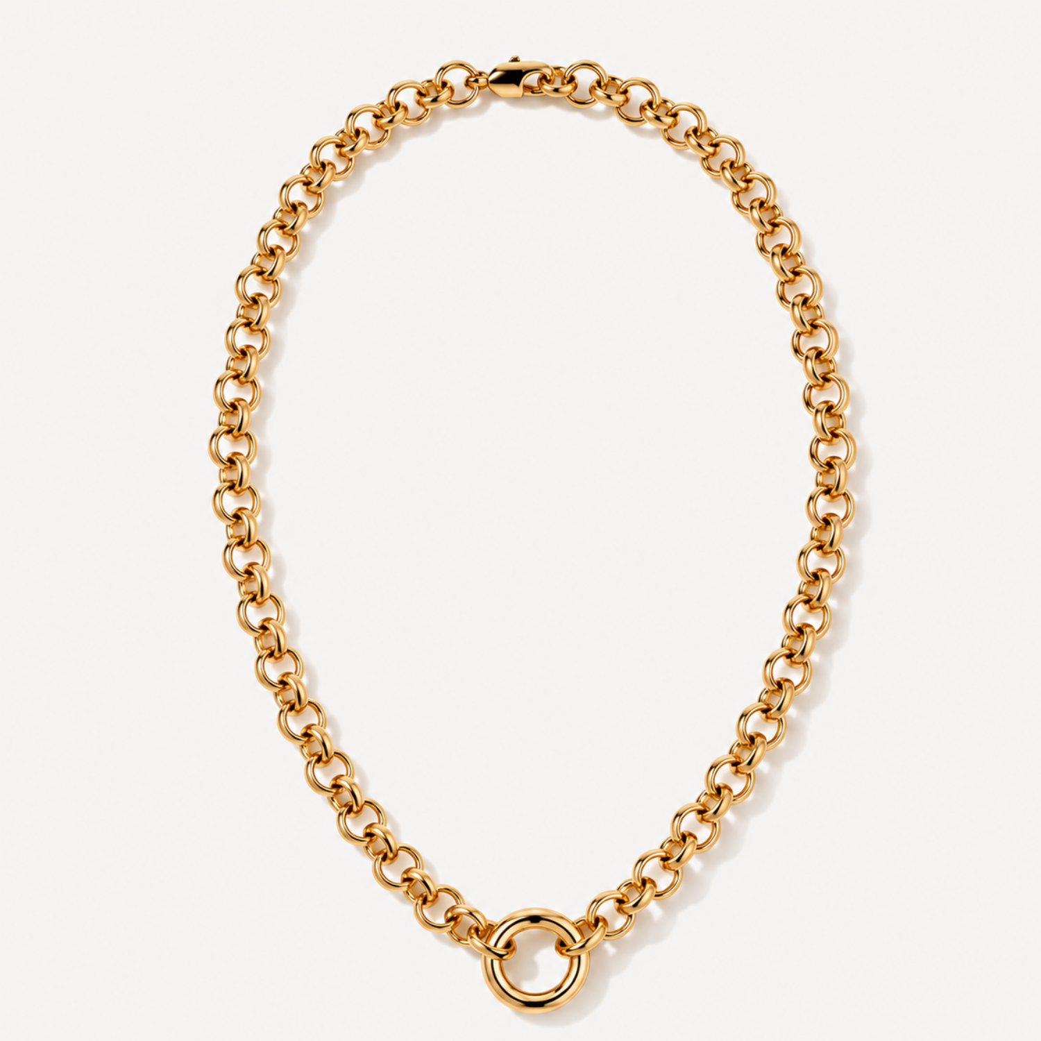 Chunky Rolo Charm Chain