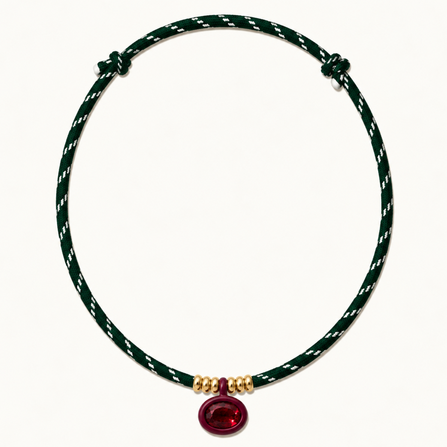 Astra Birthstone Cord Necklace