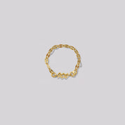 Zodiac Mirror Chain Ring