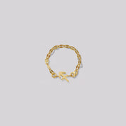 Zodiac Mirror Chain Ring