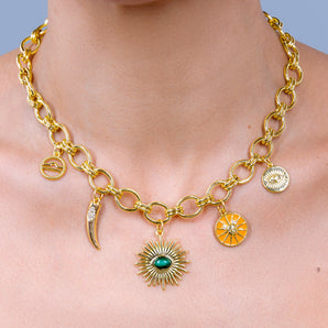 Protection Zodiac Charm Necklace