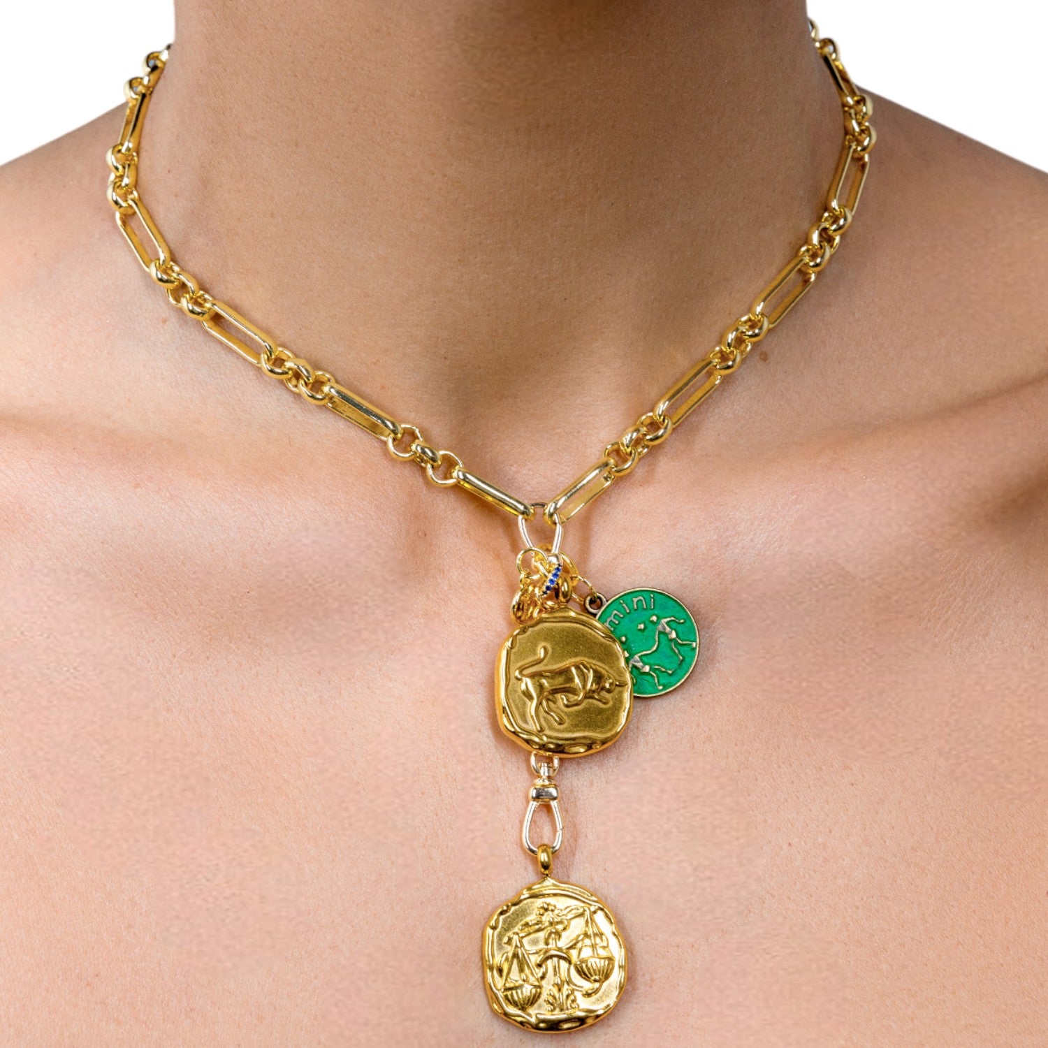 Tria Convertible Charm Chain Lariat