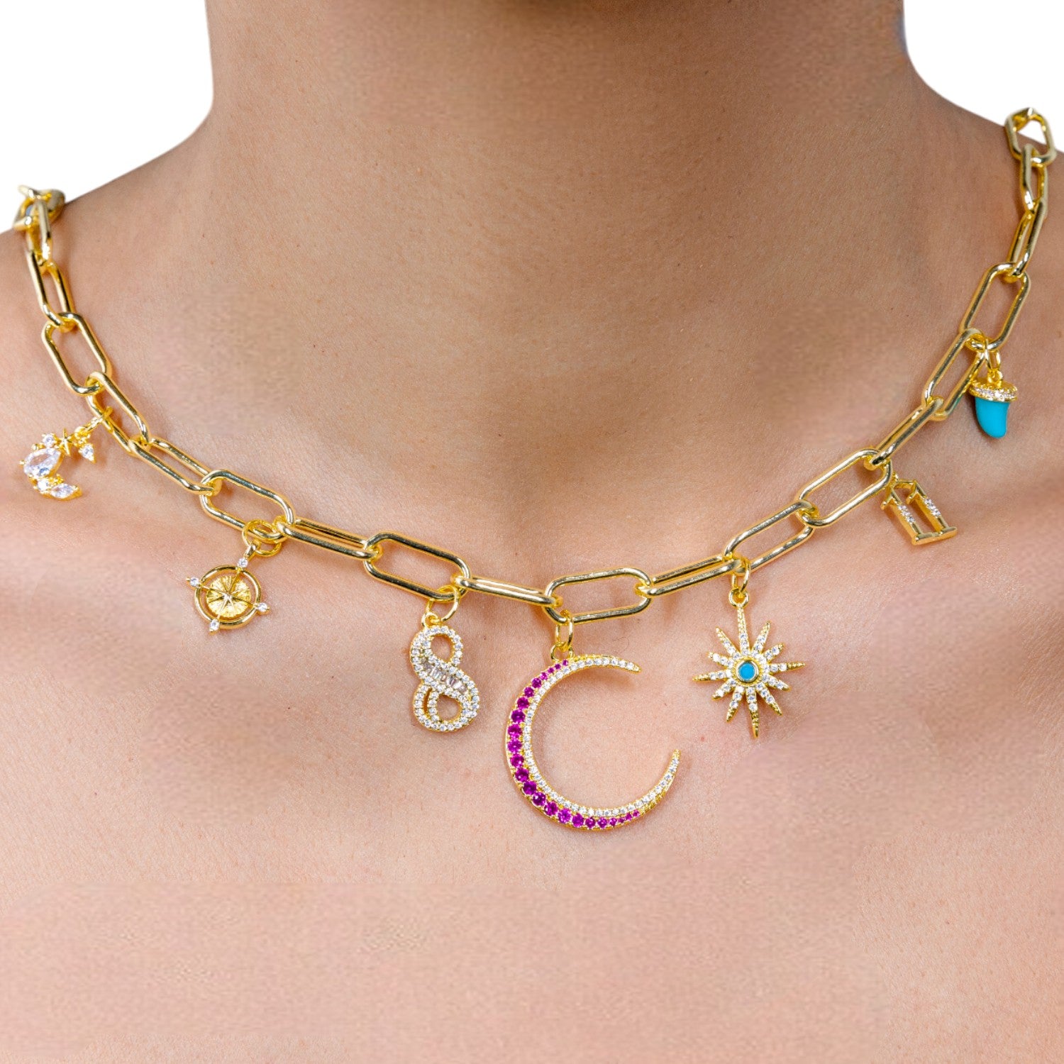 Renewal Crescent Moon Charm
